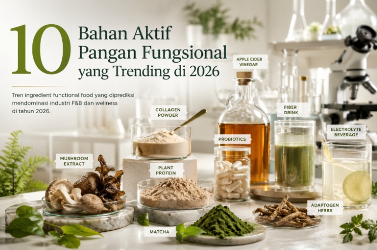 10 Bahan Aktif Pangan Fungsional yang Trending di 2026