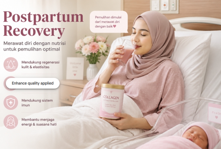 Postpartum Recovery: Mengapa Collagen Menjadi Bagian dari Wellness Routine Ibu Modern?