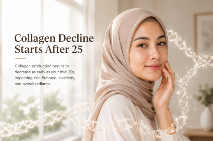 Kenapa Usia 25 Tahun Sering Disebut Titik Awal Penurunan Kolagen?